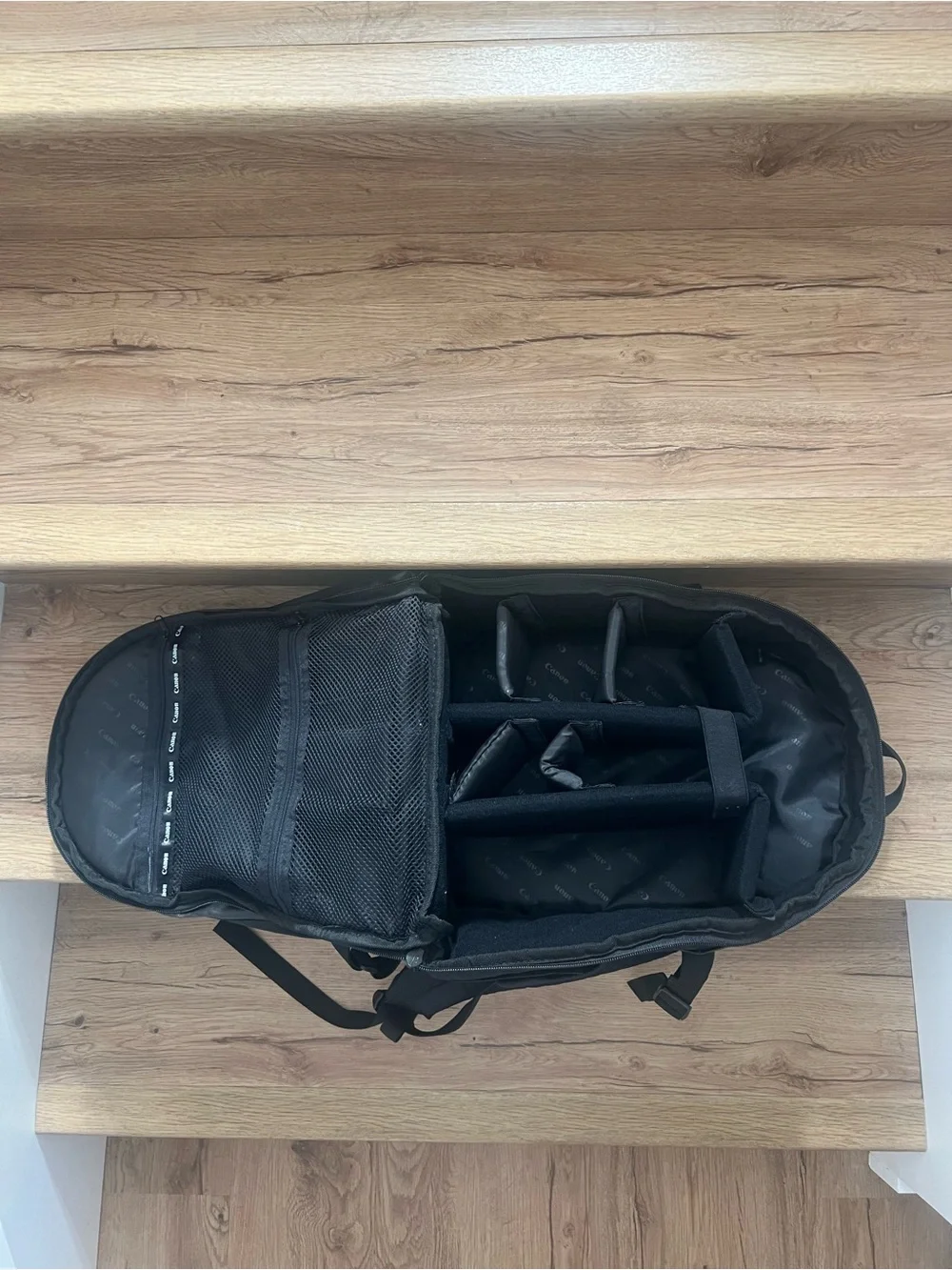 Cannon Deluxe DSLR Camera Backpack in Black/Olive